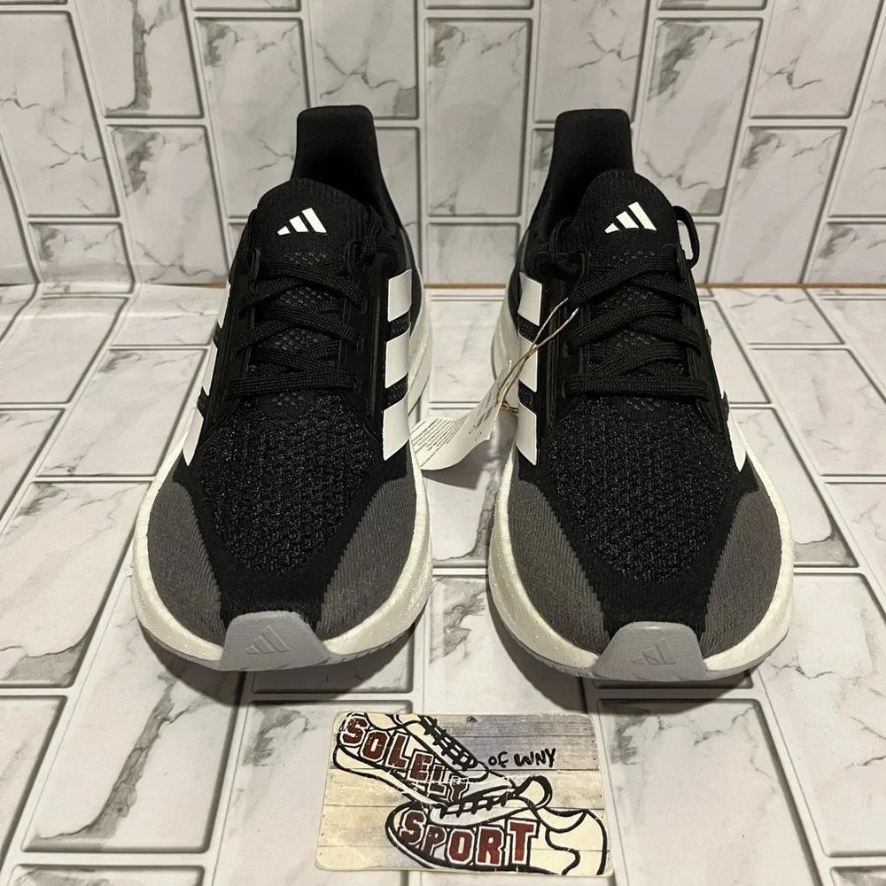 New Adidas Ultraboost 5X Ultra Boost Running Shoes Black Grey White Training